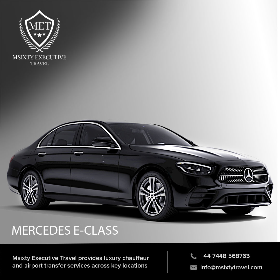 Mercedes E Class executive chauffeur taxi in Birmingham